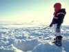 Little Inuit Fisherman